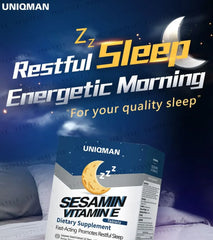 Uniqman Sesamin Vitamin E Tablet 2pcs Bundle Set