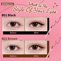 Waterproof Easy Eyeliner - 2 Colors