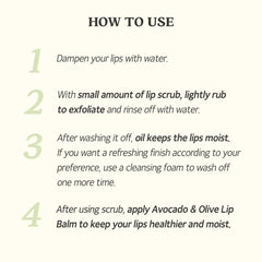 Avocado & Sugar Lip Scrub