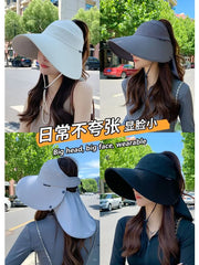 Plain Open Top Sun Hat