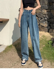 High Waist Loose Fit Jeans
