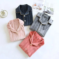 Couple Matching Striped Pajama Set