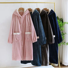 Couple Matching Hooded Pajama Robe (Various Designs)