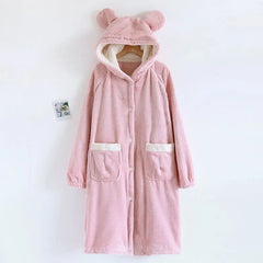Couple Matching Hooded Pajama Robe (Various Designs)