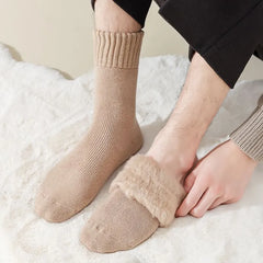 Fleece Lined Plain  Socks Set