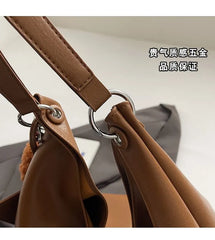 Faux Leather Tote Bag