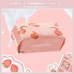 Peach Disposable Face Towel