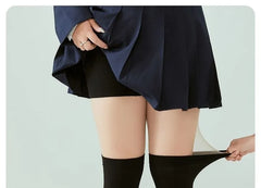 [L-XL] Mock Two-Piece Two Tone Tights