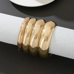 Plain Metal Bangle (Various Designs)