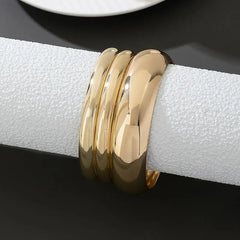 Plain Metal Bangle (Various Designs)