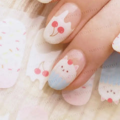Purr Cafe Nails Art Stickers