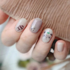 Lucky Raccoon Nails Art Stickers