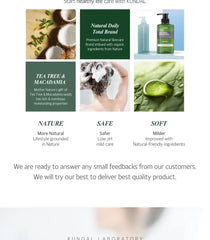 Tea Tree & Macadamia Deep Cleansing Shampoo - 3 Types