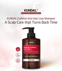 Natural Caffeine Hair Care + Caffeine Shampoo - 3 Types