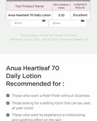 Heartleaf 70 Daily Lotion Mini