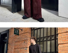 Mid Rise Wide Leg Pants