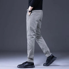 Mid Rise Plain Slim Fit Pants