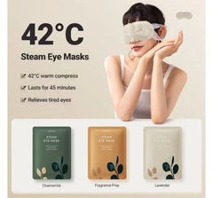 Set of 10: Steam Eye Masks