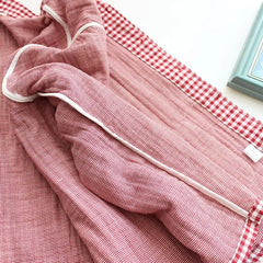 Couple Matching Pajama Set: Long Sleeve Collared Plaid Shirt + Elastic Waist Straight Leg Pants (Various Designs)