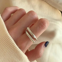 S925 Sterling Silver Open Ring (Various Designs)