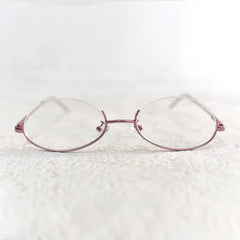 Oval Half Frame Glasses