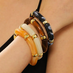 Beaded Alloy Bangle