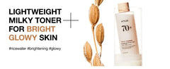 Rice 70 Glow Milky Toner 2pcs Bundle Set