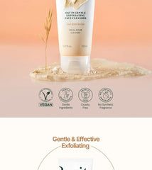 Oat In Gentle Exfoliating Face Cleanser