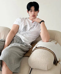Drawstring-Waist Cotton Jorts