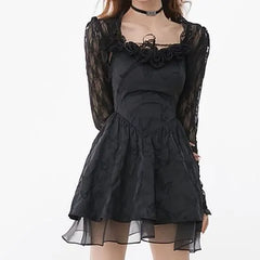 Plain Ruffle Lace Bolero