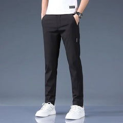 High Quick Dry Waist Slim Fit Pants