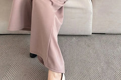 Sleeveless V-Neck Plain Jumpsuits