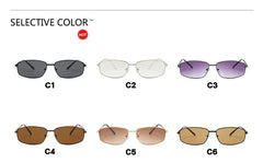 Rectangle Retro Sunglasses