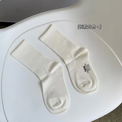 Set of 2 Pairs: Plain Ribbed Socks