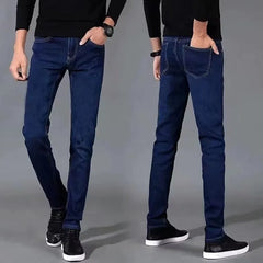 Mid Rise Plain Skinny Jeans