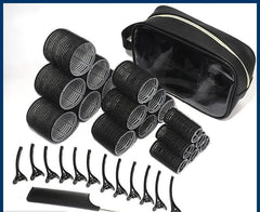 Set:  Hair Roller + Styling Hair Clip + Hair Comb + Bag