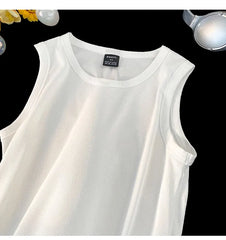 Round Neck Plain Tank Top