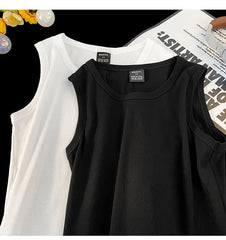 Round Neck Plain Tank Top