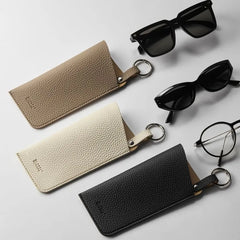Faux Leather Sunglasses Case
