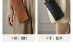 Faux Leather Sunglasses Case