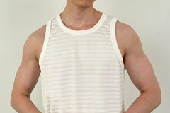 Crewneck Striped Tank Top