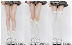 Ribbon Lace Trim Socks (Various Designs)