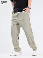 High Waist Plain Wide Leg Pants