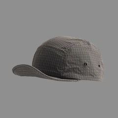 Plaid 5-panel Cap