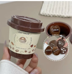 Coffee Mini Powder Puff