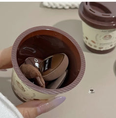 Coffee Mini Powder Puff