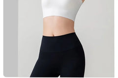 Spaghetti Strap Scoop Neck Sport Bra Top