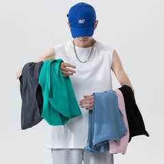 Round Neck Plain Tank Top