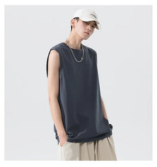 Round Neck Plain Tank Top