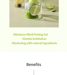 Lime Moisture Mild Peeling Gel 2pcs Bundle Set